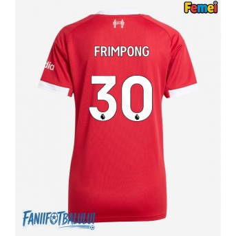 Liverpool Jeremie Frimpong #30 Tricou Fotbal Replică 2025-26 Femei Acasa